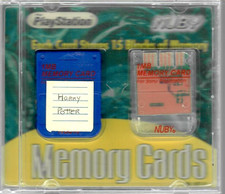 NUBY 2 1MB MEMORY CARDS FOR PLAY STATION