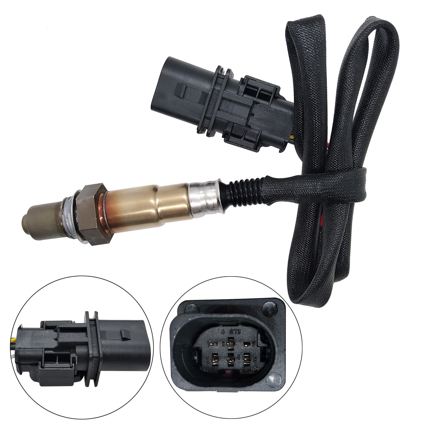 4Pcs Upstream&Downstream O2 Oxygen Sensor For 2007-2015 Rolls-Royce Phantom 6.7L