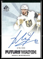 2021-22 SP Authentic Daniil Miromanov Retro Future Watch Autograph /499 #RFWA-DM