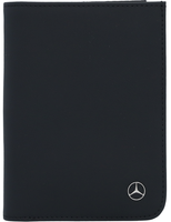 Mercedes-Benz Original Herren GeldböRse 12X10Cm Leder Schwarz Rdif Schutz Neu