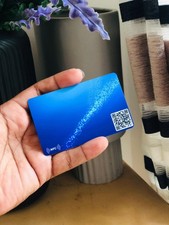 Custom NFC Smart Business Card Tap Share QR Code No Monthly Fee