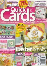 Quick Cards Make Easy Magazine March, 2012 Issue 98 Sorry free gift missing