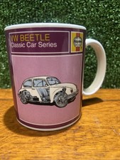 Rare Haynes VW Beetle Classic Car Series Mug Mancave Volkswagen
