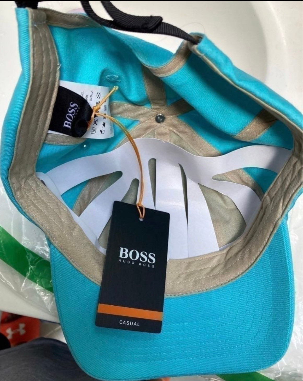 Mens BOSS Bundle Deal: Boss Hugo Boss Standard Rashguard T-Shirt & Hugo Boss Hat image 5