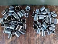 Craftsman Other Sockets 38 Drive Shallow Sae Metric Mixed Size Lot 60 Usa