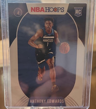Panini 2020-21 NBA Hoops Anthony Edwards #216 Minnesota Timberwolves Rookie Base