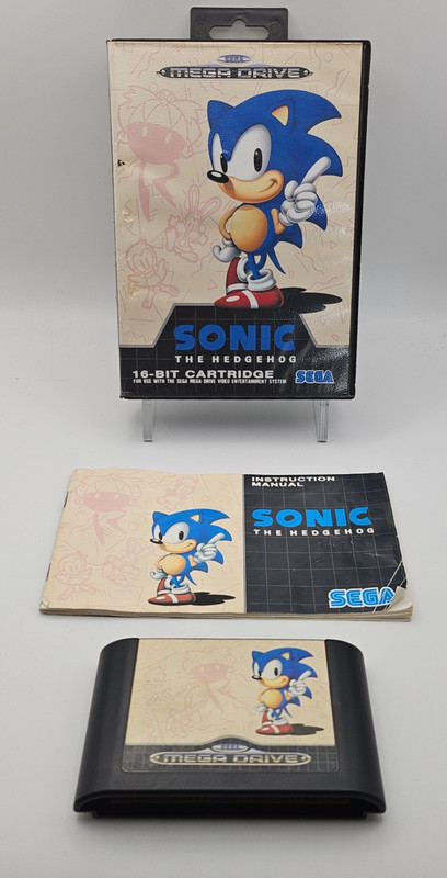Sonic the Hedgehog | Sega Mega Drive Game CIB Complete Tested & Working