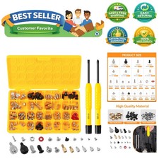 23Sizes PCIe NVMe M.2 Screws Standoff Nut ATX SSD Mounting Screw Kit for Moth...