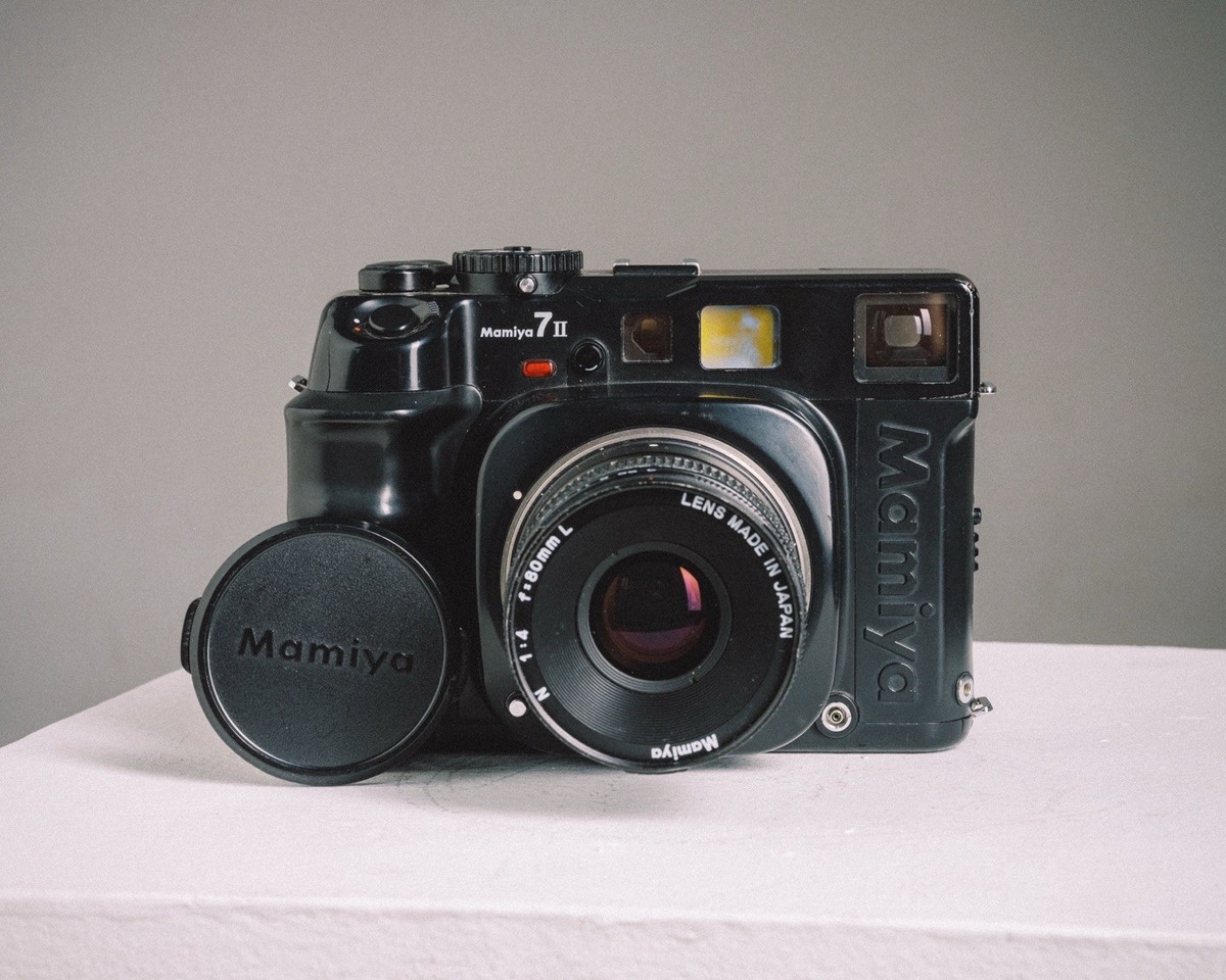 Mamiya 7II 6x7 medium format rangefinder film camera with 80mm f4