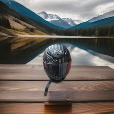 Shoei RF-1400 black USA Helmet Size xl used  great condition has transition lens