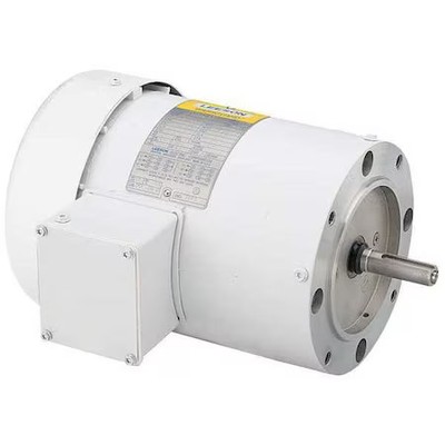 Leeson 119462.00 Three-Phase Washdown Motor, 3 Hp Hp, 56J Frame, 230/460V Ac