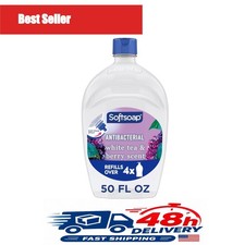 Softsoap Antibacterial Liquid Hand Soap Refill White Tea Berry 50 fl oz