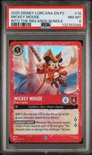2025 DISNEY LORCANA EN P2-PROMO 18 MICKEY MOUSE PIRATE CAPTAIN PSA 8