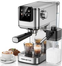 Maquina De Cafe Expresso y Cappuccino Con Espumador De Leche Para Casa NUEVO US