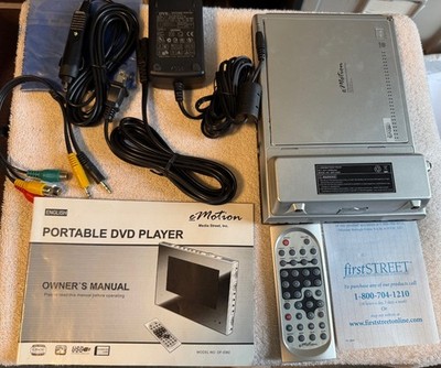 NEW eMotion Portable Digital DVD MP3 Player With Remote and all Cords