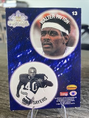 Walter Payton / Gale Sayers - 1994 TWCC Roger Staubach's NFL Football Pog Cards