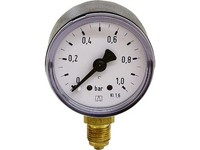 Manometer 0-1,6 Bar 40 Mm FüR G1/8 Dn 6 1/8' Radial