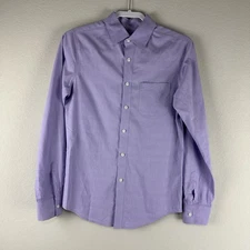 Appaman Boy’s Lavender Purple Long Sleeve 100% Cotton Button Up Dress Shirt 16