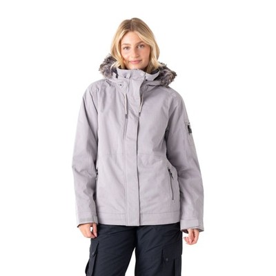 Roxy Meade Women's Winter Jacket, Heather Grey, Small