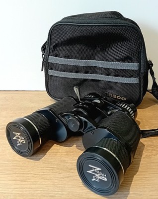 Fernglas Tasco Zip Focus 7 x -21 x 40 Zoom Fully Coated Objektiv + Etui & Kappen sehr guter Zustand