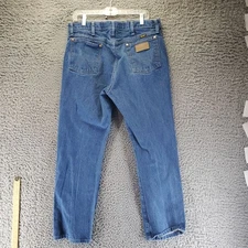 Wrangler Jeans Mens Size 38x30 Blue 13MWZ Regular Fit Bootcut Cowboy Denim