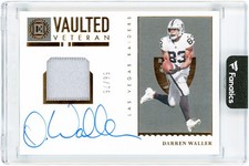 Darren Waller Las Vegas Raiders Signed 2022 Panini Encased #VMS-DW #56/75 Card