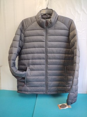 NWT ZeroXposur Mens Quilted Puffer Jacket Nylon Full Zip - Lightweigh - XL