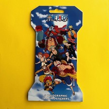One Piece Holographic Trading Stickers Pack 5 Cards NEW