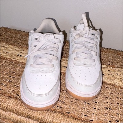 Nike Air Force 1 Low White/Green/Gum Leather Sneakers Men's Classic