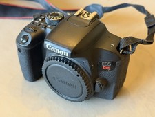 Canon EOS Rebel T7i 24.2MP Camera Body Only Working Tested w/ Bag and Extras