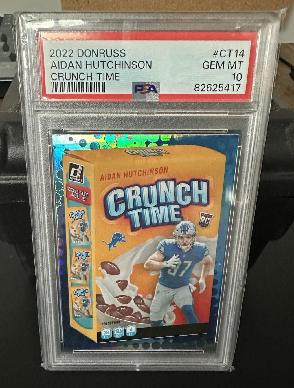 Aidan Hutchinson Panini Donruss Crunch Time #CT14 Base
