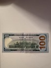 2021 $100 US Federal Reserve Banknote QK00000030C Uncertified Ungraded — photo 2