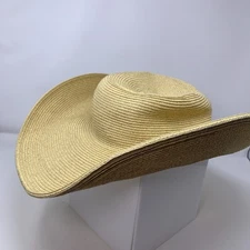 Coolibar Womens OSFM Natural Perla Packable Wide Brim Hat New