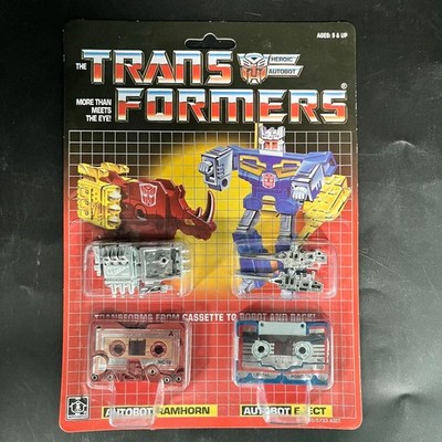 Transformers G1 Reissue Soundwave Laserbeak Frenzy Slamdance Actionfigur NEU