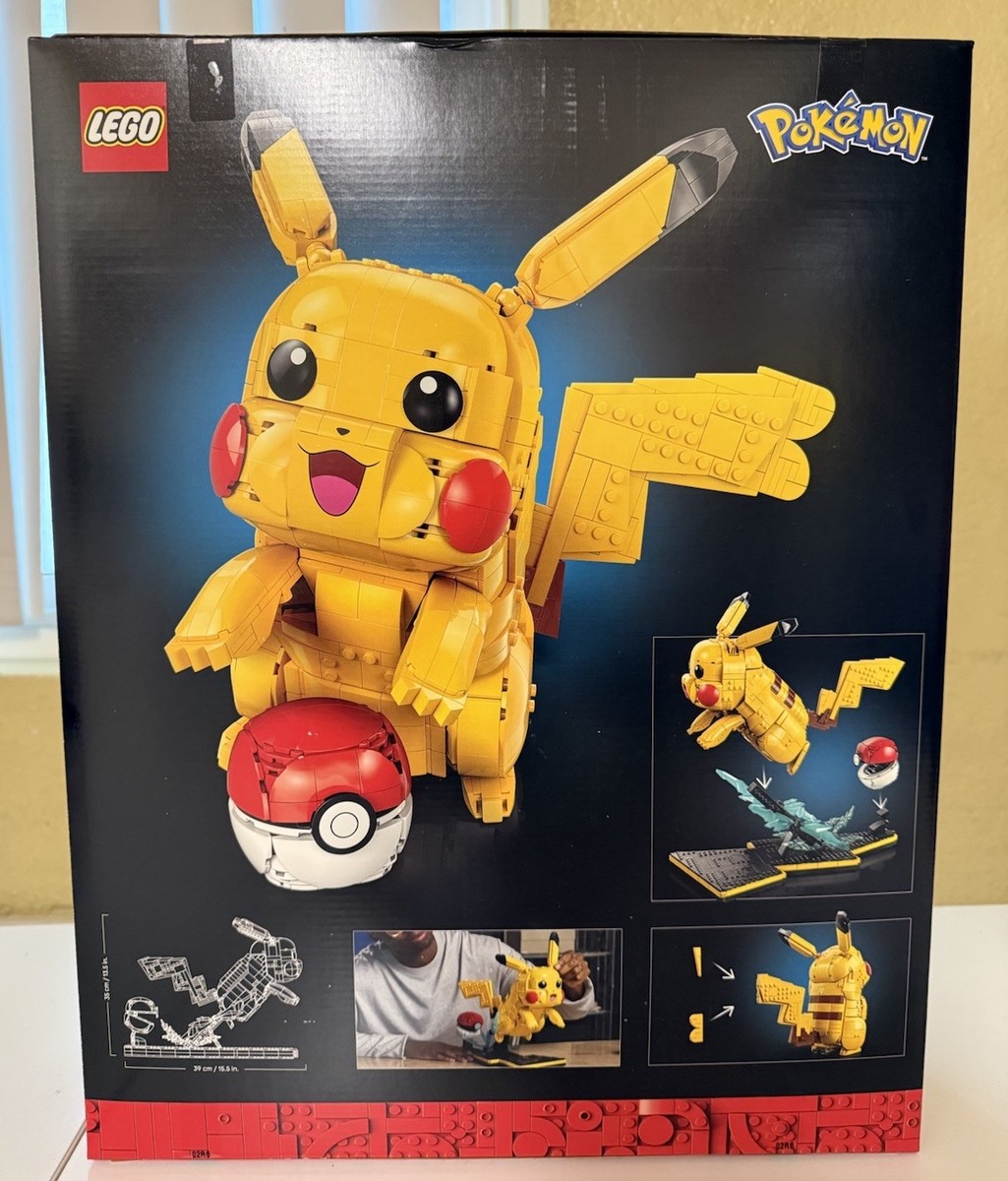 Lego Pokemon Pikachu and Poke Ball (2050 Pcs) Set 72152 Sealed In