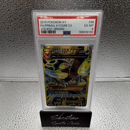 The Pokémon Company Primal Kyogre EX 96/98 Ancient Origins Holo FA PSA 6 Eng