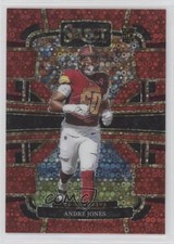 2023 Panini Select Concourse Red Disco Prizm 32/49 Andre Jones #98 n7r