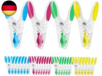 30 StüCk WäScheklammern Stabil Ohne, Windfest, Weich, Abdruckfrei Abdruck Blume