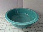 Vintage Fiesta Serving Bowl Large Turquoise 8.5" Homer Laughlin Fiestaware