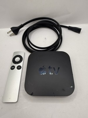 Apple  TV 3rd Generation Model A1469 Media Streamer With Original Silver Remote
