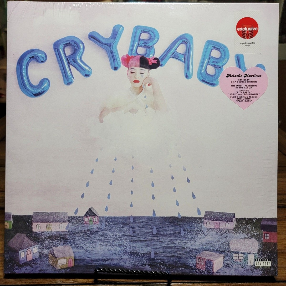 VINYL Melanie Martinez: Cry Baby - Ex 2 Pink Splatter LP + 3