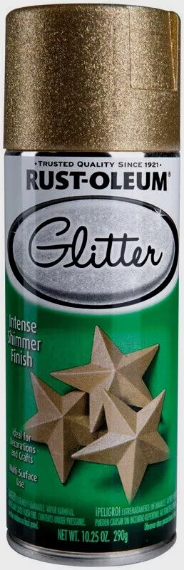 Rustoleum gold store glitter paint