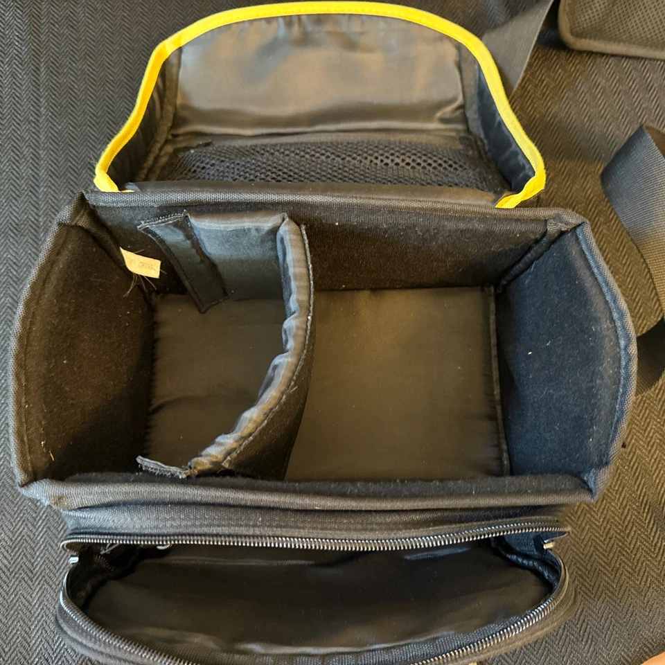 Estuche de Transporte para Cámara Bolsa Nikon Negro Acolchado DSLR Usado Sin Espejo Ajustable Foto 4 de 4