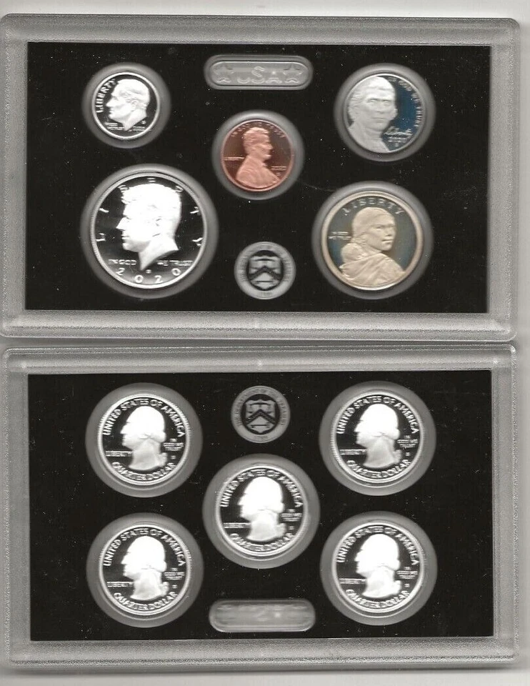 2020 s 11-piece silver proof set with W-minted nickel - Image 2 of 4