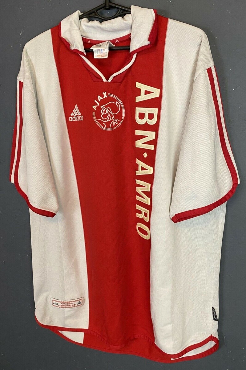 ✨ adidas Ajax アヤックス 2000 2001 ホームユニフォーム ADIDAS MEN FC AJAX AMSTERDAM 2000/2001 HOME SOCCER FOOTBALL