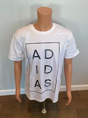 Adidas Go To T-Shirt, Men's Large, White, New w/ tags 889764451422 
