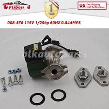 008-SF6 115V 1/25HP Potable Water Stainless Steel Circulator Pump 1 inch Flange
