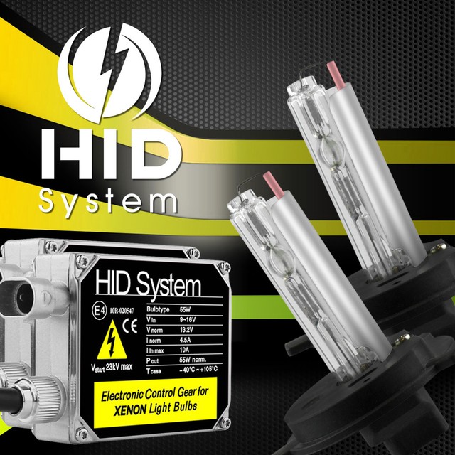 HIDSystem 55W HID Kit H1 H4 H7 H10 H11 H13 9005 9006 9007 6000K HiLo