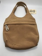 Vintage MAXX New York Rust Satin Feel  Purse Clutch