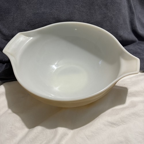 Vintage Pyrex Sandelholz hellbraun 4 Quart Rührschüssel 444 groß - Bild 6 von 7